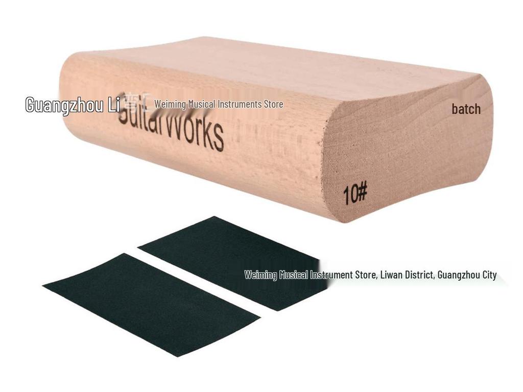 Dual Guitar Fretboard Radius & Fret Leveling Sanding Block, 7.25", 9.5", 10"