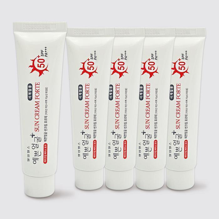 Wellbeing Health Pretty Face Sunscreen Forte 5 ea. 25g SPF50+/PA+++ UV Protection D (35487730)