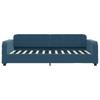 Daybed Blue 90x200 Cm Velvet