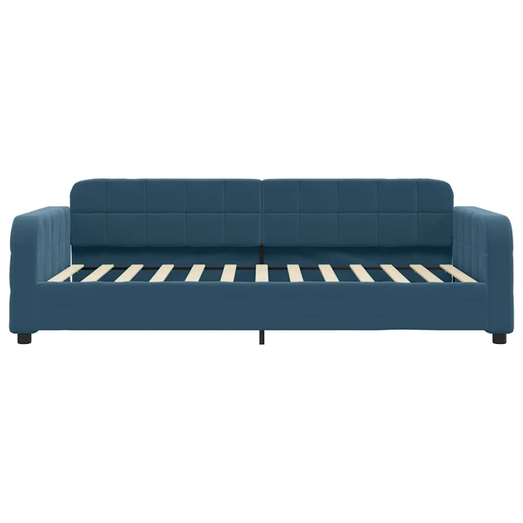 Daybed Blue 90x200 Cm Velvet