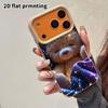 Phone Case: 2D Flat Lambskin Suitable for iPhone 18 17 16 15 14 13 Pro Protective Case, Starry Sky Bear, Christmas and Halloween Gift