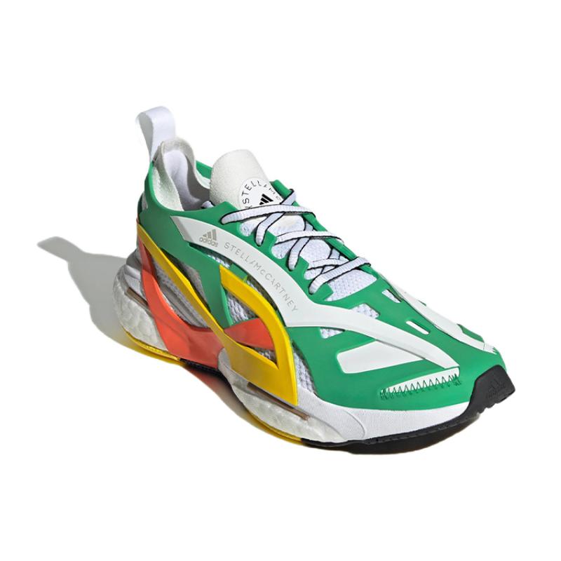 Adidas Solarglide Stella McCartney Green Cloud White Semi Impact Orange Women's Sneakers GX9860