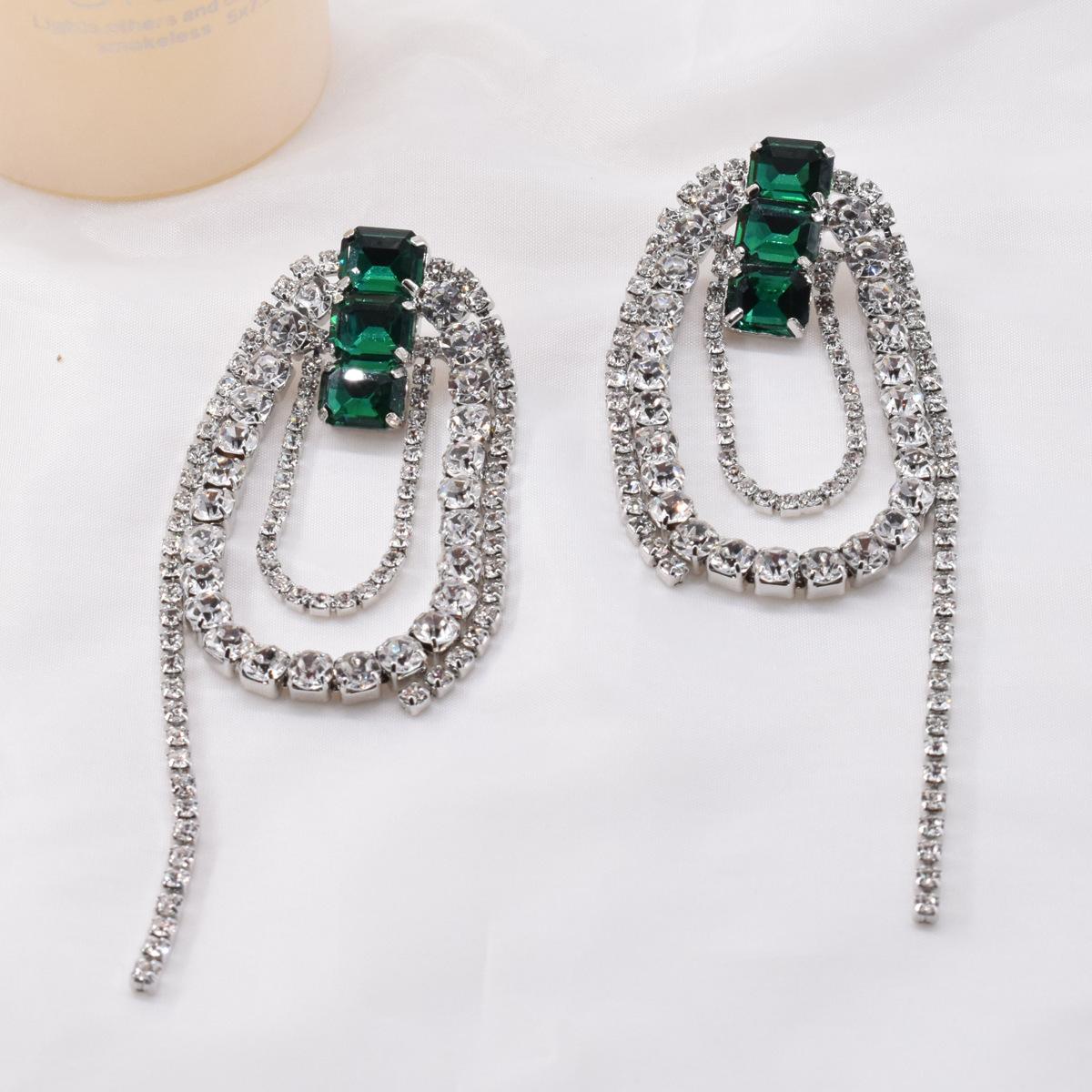 

Темпераментные короткие серьги Восточного пролива, европейские и американские модные многослойные украшения Riam Streaming Su Er, женские украшения серебряный