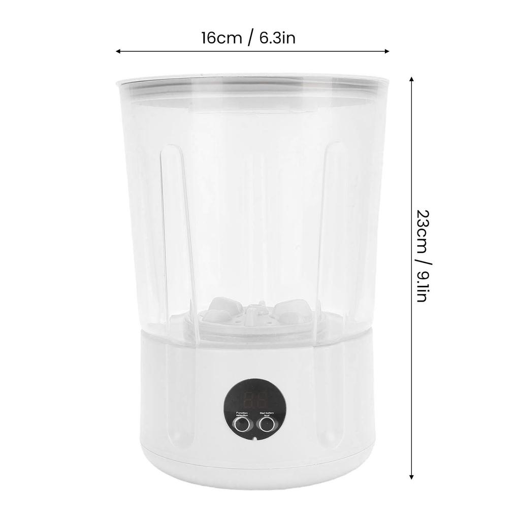 Portable Underwear Washer Deep Cleaning Quiet Rechargeable Cordless Underwear Washing Machine for Towels Socks