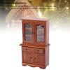 1:12 Dollhouse Cabinet Wooden Multifunctional Decorative Doll House Furniture Photo Prop