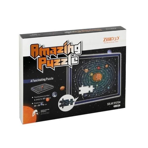 

[Zilipoo] Amazing Puzzle Solar Adventure (57PCS), Zilipoo, Korea Best Toddler Puzzle