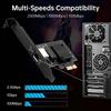 2.5G PCI‑E RJ45 Network Card Intel I226 Chip 100/1000/2500Mbps High Speed LAN Controller Adapter for Desktop PC Windows 10 11
