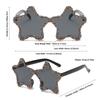 Pentagon Rhinestone Pentagon Sun Glasses UV400 Protection Shades Star Shaped Sunglasses  Unisex