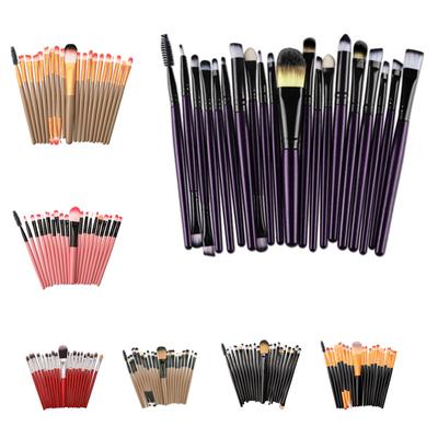 20 stk Make-up Pensel Sæt værktøjer Make-up Toiletartikler Sæt Uld Make Up Pensel Sæt