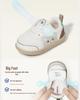 Yingbeimi Ni Children's Barefoot First Walker Shoes 2026 - Spring Cartoon Style for Toddlers, Girls & Boys with Little Bear Design.