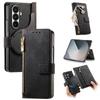 2 In 1 Magnetic Zipper Cards Solt Wallet Leather Phone Case for Samsung Galaxy Z Fold 8 Ultra 7 6 5 4 3 Wireless Charging Cover