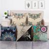 Bohemian Geometric Patterns Digital Printing Short Plush Pillow Covers For Car Sofa Office Cushion Cover Home Goods 60X60Cm