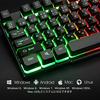 Mafiti Gaming-Tastatur-Maus-Set USB-kabelgebunden 106 Tasten Japanisches Layout 19 Tasten Anti-Ghosting 4-stufig wasserdicht RGB-Hintergrundbeleuchtung kompatibel andere Systeme