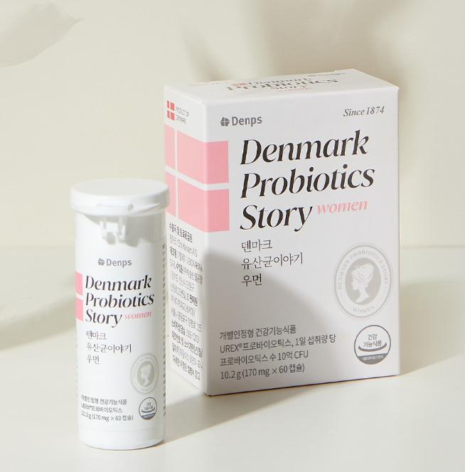 Denps Denmark Probiotics Story Women – 60 Kapseln für die Verdauungs- und Immungesundheit von Frauen