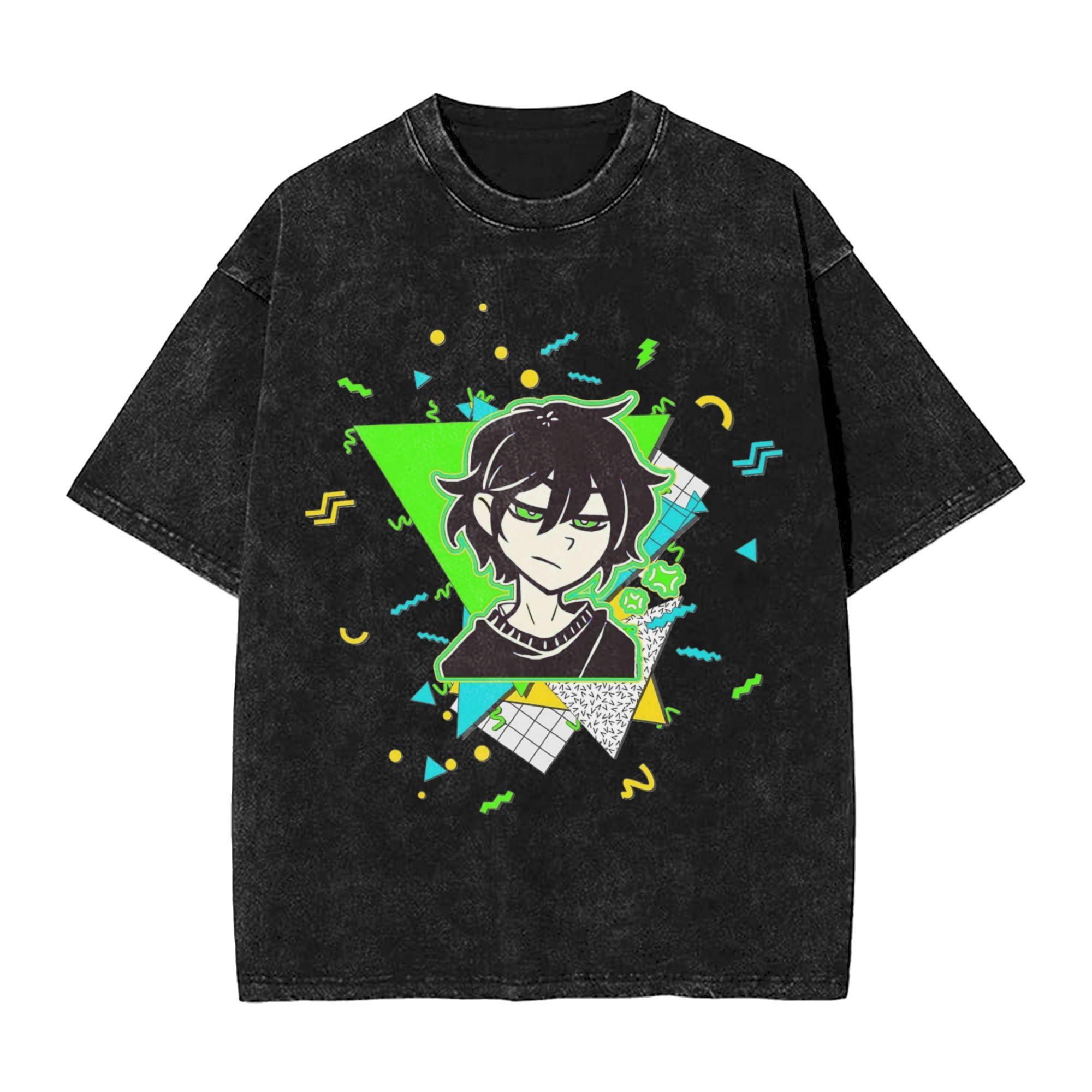 

Ashley and Andrew Washed T Shirt Streetwear TShirt The Coffin of Andy and Leyley Modern Tee Shirt for Unisex Cotton Harajuku S