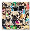 50 Myna Dog Graffiti Stickers: Cartoon Animal Designs, Waterproof for Phone & Suitcase Decoration