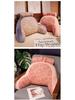 Three-Layer Gauze Lumbar Support Pillow for Chair, Sofa, and Bed 
