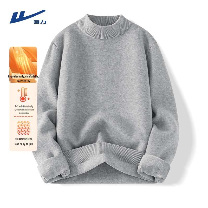 Warrior Men s Semi-High Collar Knit Sweater 4XL