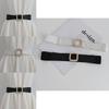 Stylish Womens Elastic Waist Belt With Pearl Decoration Perfect For Skirts And Dresses