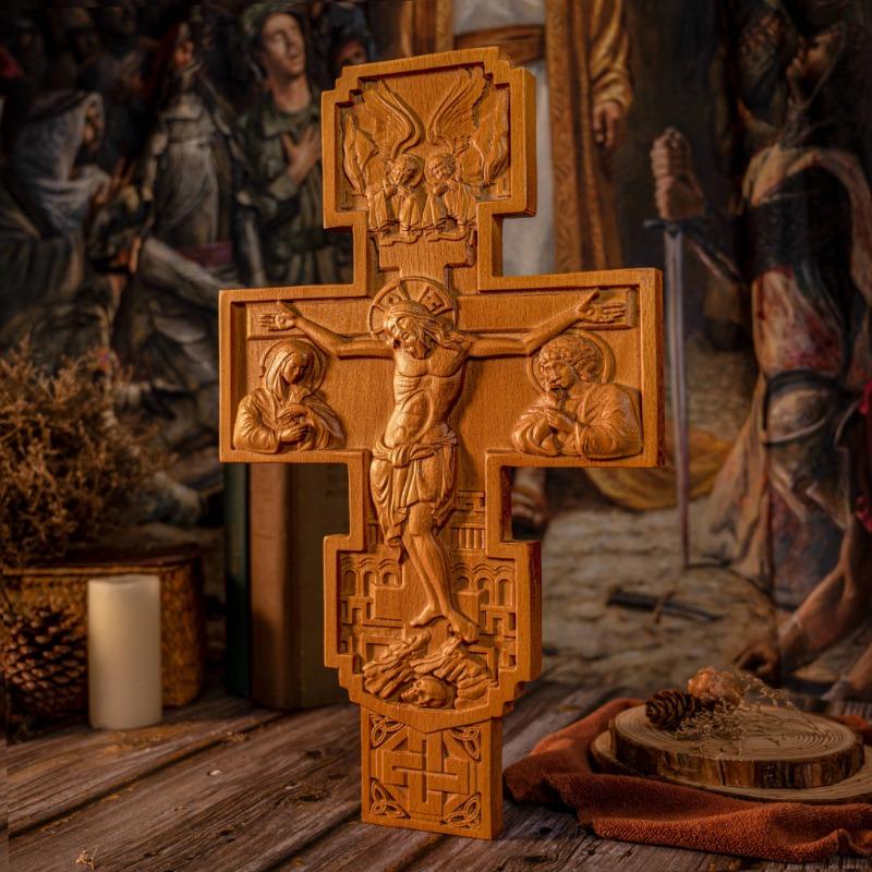 Sacred Church Cross Religious Products, Wooden Cross Decoration, Church Decoration, Home and Farmhouse Wall Decoration