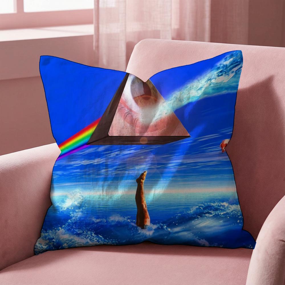 Klassische P-Pink F-FloydS Band Kissenbezug Multi-Szenen Kissenbezug für Zuhause & Auto - Wendbar, Weich & Langlebig für den täglichen Gebrauch