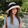 Traditional Wide Brim Sun Hat For Women With Breathable Linen Fabric And Adjustable Fit For Outdoor Sun Protection