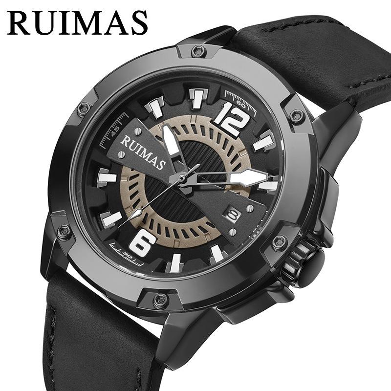 Sports Watch Male, Casual Belt Luminous Simple Quartz Watch 302
