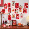 Auspicious New Year Wall Decoration Card for Health and Festivity