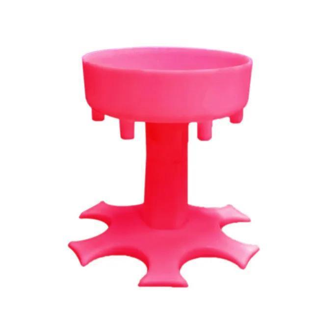 6 Shot Glass Dispenser Holder Wine Whisky Beer Dispenser Rack Bar Accessories Caddy Liquor Dispenser Party Games Drinking Tools