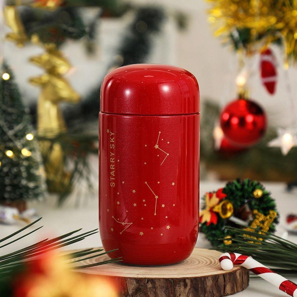 Mini Tasse Thermos Ciel Étoilé Bouteille d'Eau Thermique en Acier Inoxydable Sports d'Extérieur