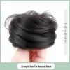 Women's Fluffy Bird's Nest Hair Bun Wig & Hair Tie