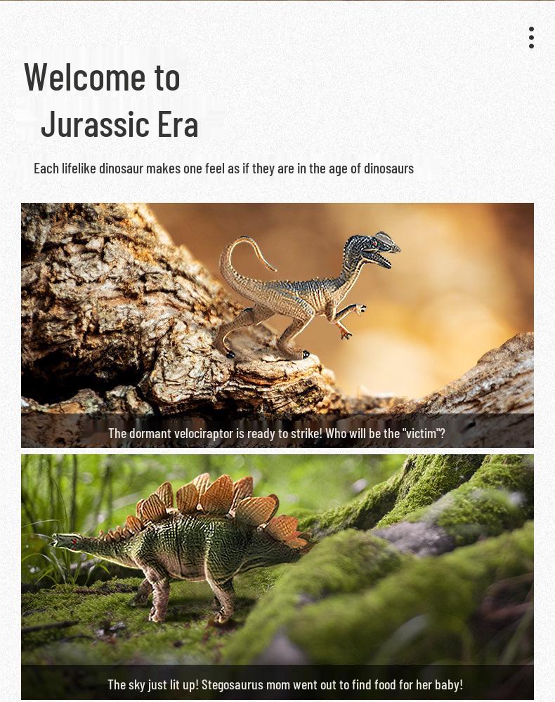 Dinosaur Toy Set: Tyrannosaurus & Triceratops Soft Rubber Figurines for Kids