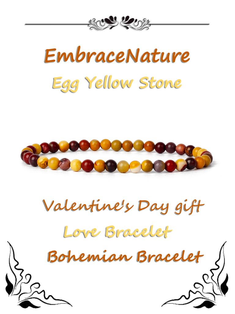 4mm Egg Jasper, Sodalite, Moss Agate Healing Bead Bracelet – Vitality, Calm, Mysticism & Growth | Natural Crystal Energy Jewelry