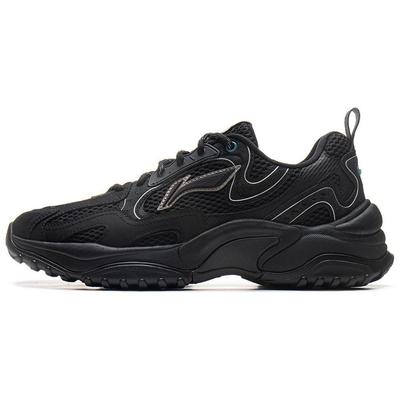 Li Ning Churui V2 Fashion Classic Comfortable Versatile Thick Sole Height Increasing Non-Slip Wear-Resistant Low-Top Casual Shoes AGCU375-4
