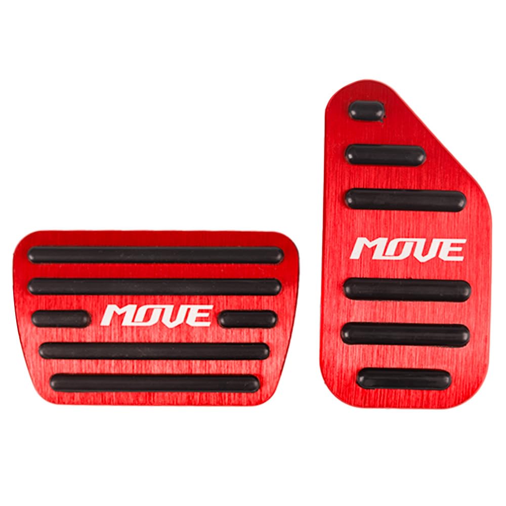 

BOYOUS Specially Designed for Daihatsu Move LA150S Aluminum Pedal Covers for Brake and No Tools and with Set [Latest Model] LA160S, High-Quality