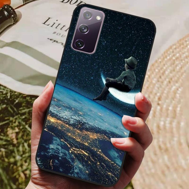 For Samsung Galaxy S20 FE S20FE Case Fashion Silicone Cover For Samsung S20 Fan Edition S20 Lite S 20 FE Phone Case Black Bumper