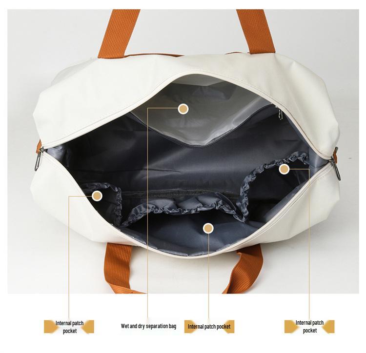 Large Capacity Travel Bag for Fitness, Sports, and Business Trips - Small Luggage & Student Storage Solution
