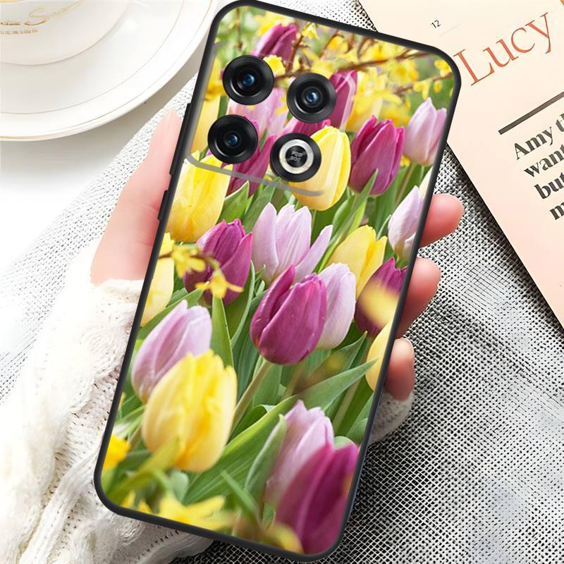 

Tulip Flower Colorful Cover For OnePlus 15 13 13R 13T 12 12R 10T 11 10 Pro OnePlus Nord 5 CE 3 4 Lite N20 N30 Case OnePlus Nord CE 2