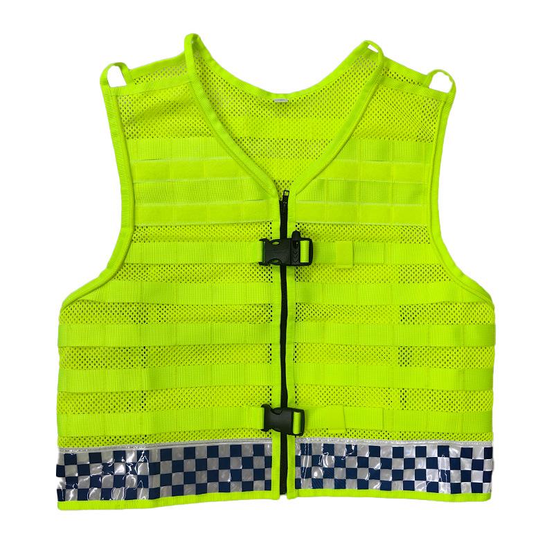 

Traffic Duty Patrol Security Reflective Vest - Lightweight & Breathable 180
