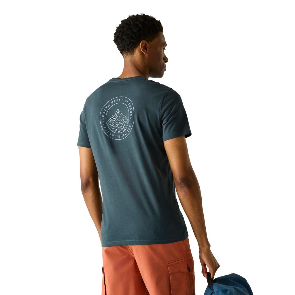 Regatta Mens Breezed Line Art T-Shirt