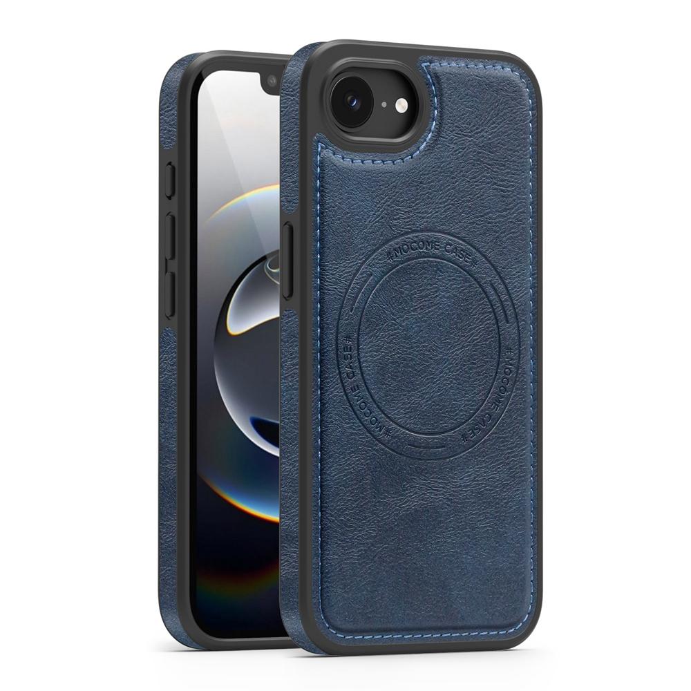 KEYSION Luxuriöse Retro PU-Lederhülle mit MagSafe für iPhone 17e 16e Magnetische stoßfeste Handy-Rückseite für iPhone 16e 17e 2026