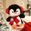 2028Cm Winter Series Plush Toy Snowman Penguin Plush Doll Soft Stuffed Animal Doll Festive Atmosphere Decor Kid Gift