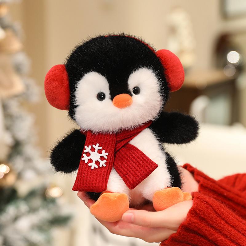 2028Cm Winter Series Plush Toy Snowman Penguin Plush Doll Soft Stuffed Animal Doll Festive Atmosphere Decor Kid Gift