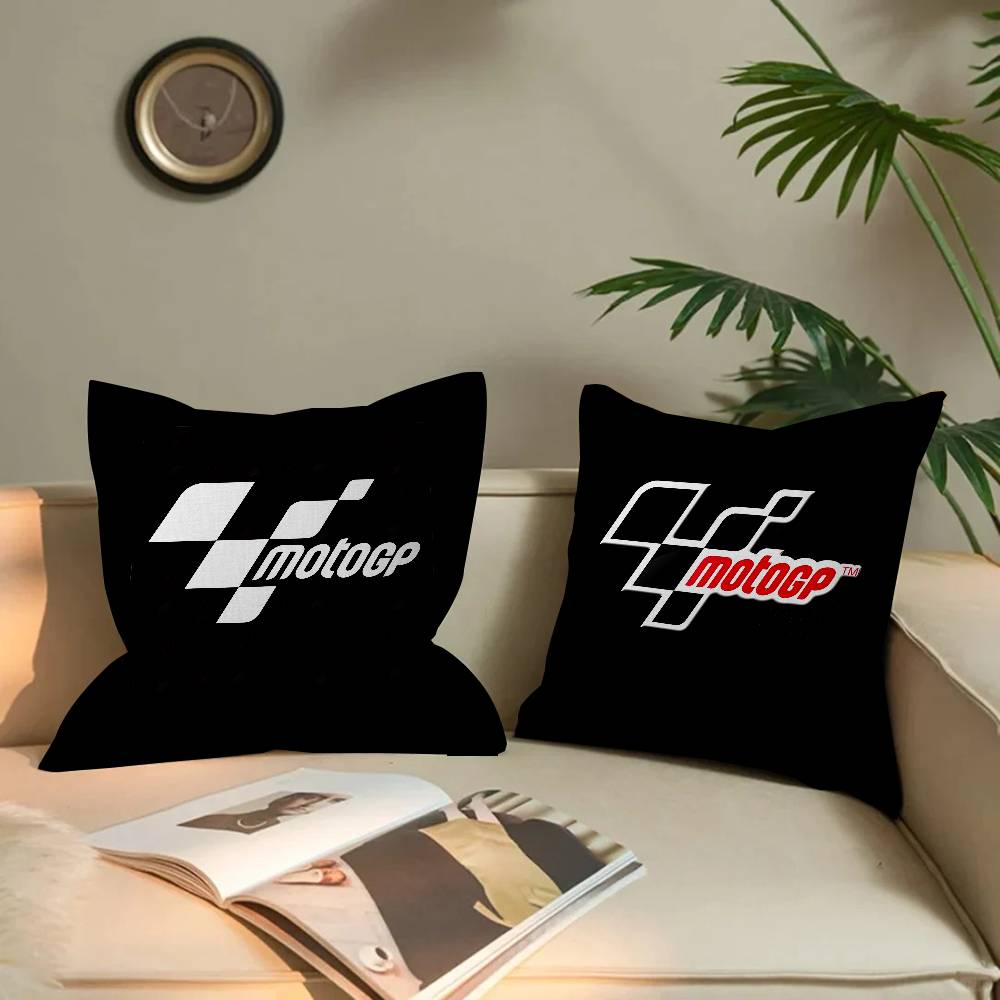 M-Moto G-GP Motorcycle Racing Pillow Cushion Cover Pillowcase Living Room Sofa Home Decor Customized