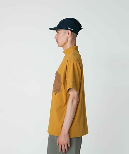 Snow Peak Water Active T-Shirt MUSTARD L, Short Sleeve, Unisex, Amphibious, for Men and Women