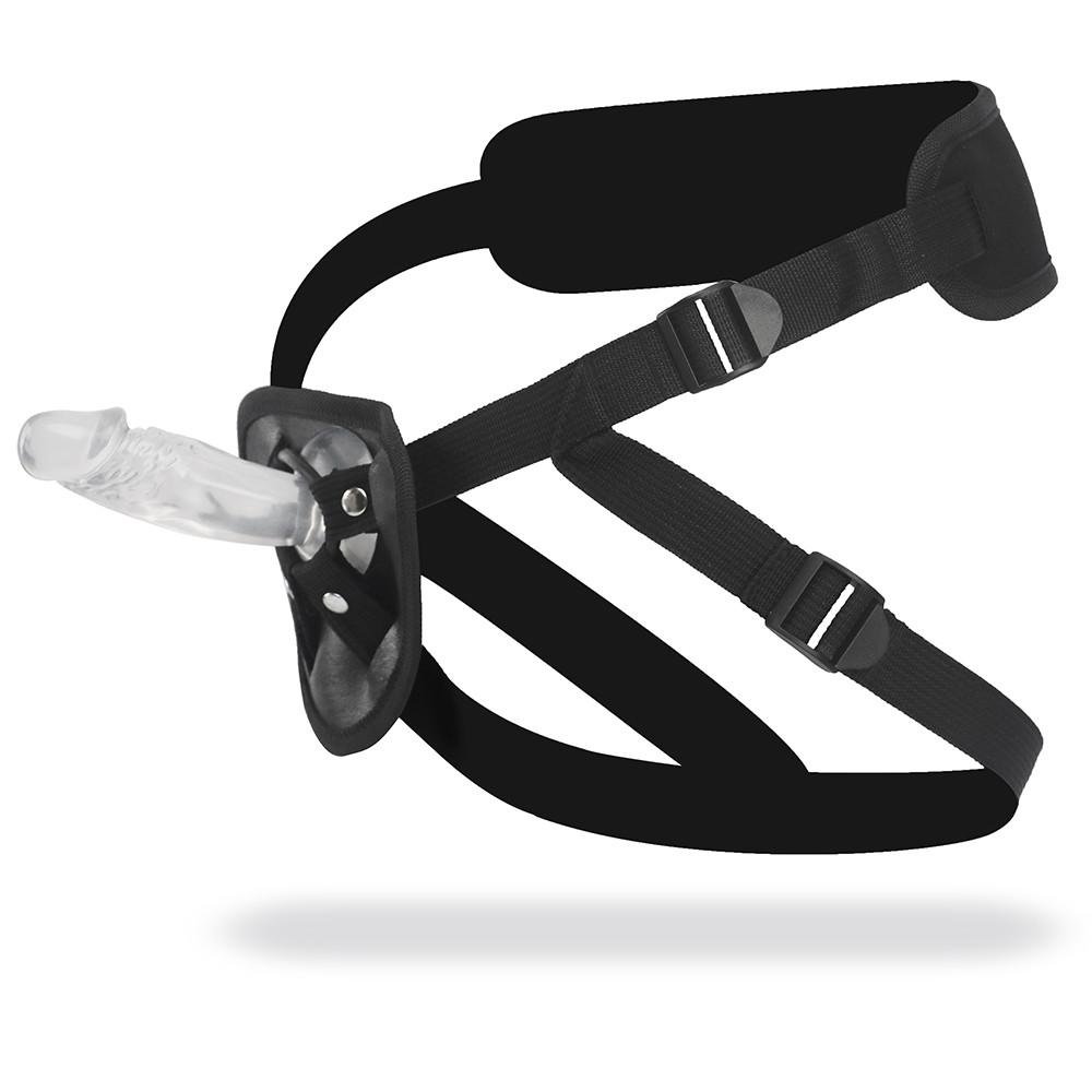 Strap On Penis Panties Black Leather Wearable Strapon Dildos Pants Sex Toys for Women Lesbian Gay Adult Game