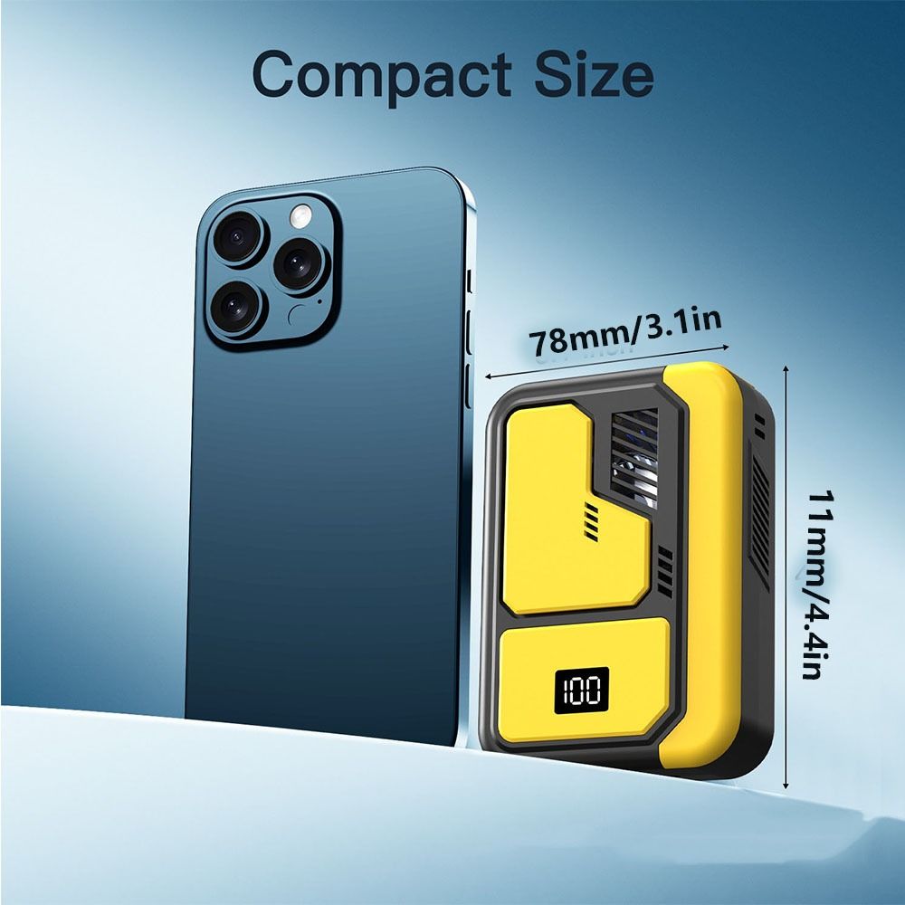 Strong Airflow Hanging Neck Fan 3 Speed Cooling Fan Portable Waist Fan Office