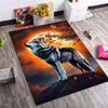 Wolf-themed Rug, Non-slip Rug, Suitable for Living Room, Bedroom, Game Room, Computer Room and Home Décor.