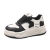 Foreign trade 2025 autumn new versatile thick baseplate shoes Korean version color matching white shoes casual sports shoes
