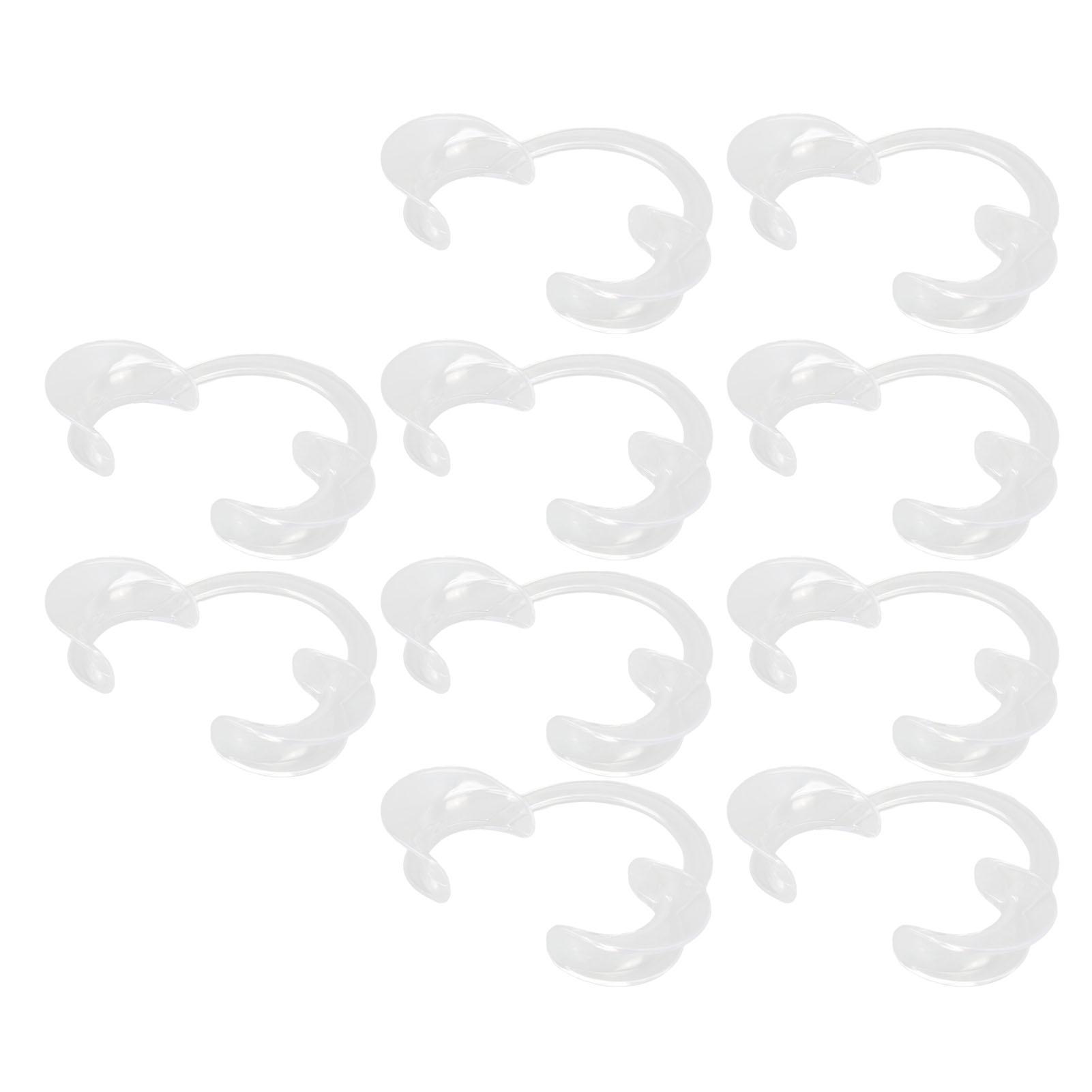 

10 шт. Ретрактор для щек, прозрачный одноразовый стоматологический открыватель рта для стоматологических клиник S S